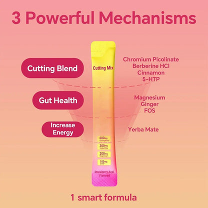 Tea Powder Cutting Mix Strawberry-Flavored Solid Drink